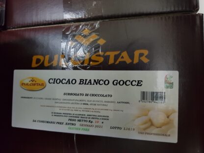 Ciocao bianco in gocce